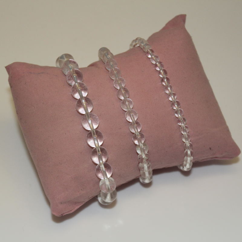 Clear Quartz Stretchy Bracelet